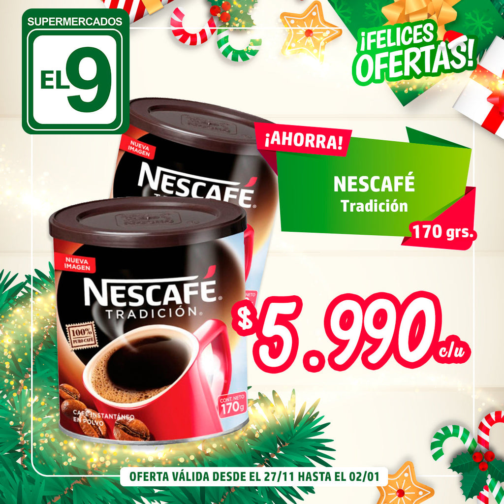 NESCAFE TRADICION  170G.TARRO