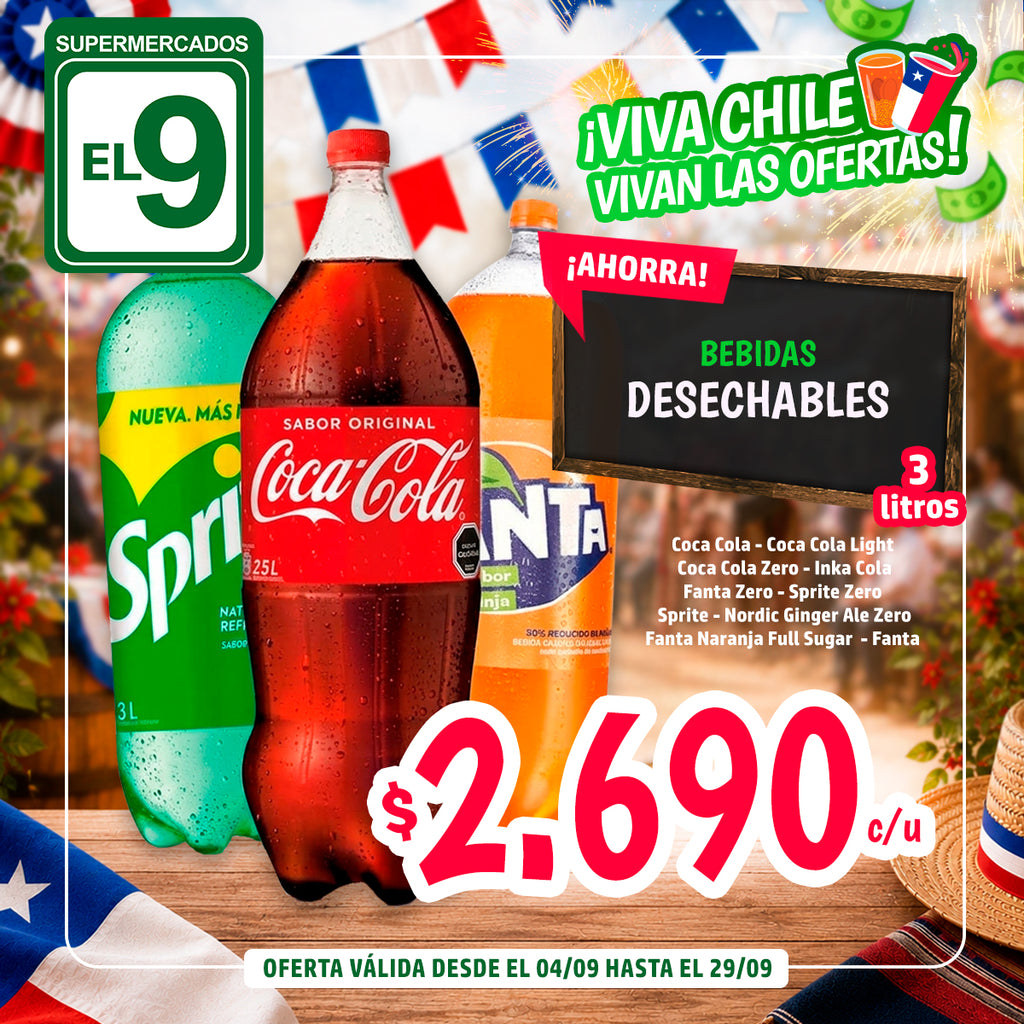 COCA COLA 3LT DESECHABLE