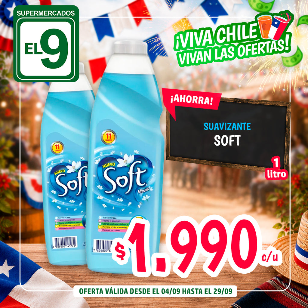 SUAVIZANTE SOFT 1 LT.
