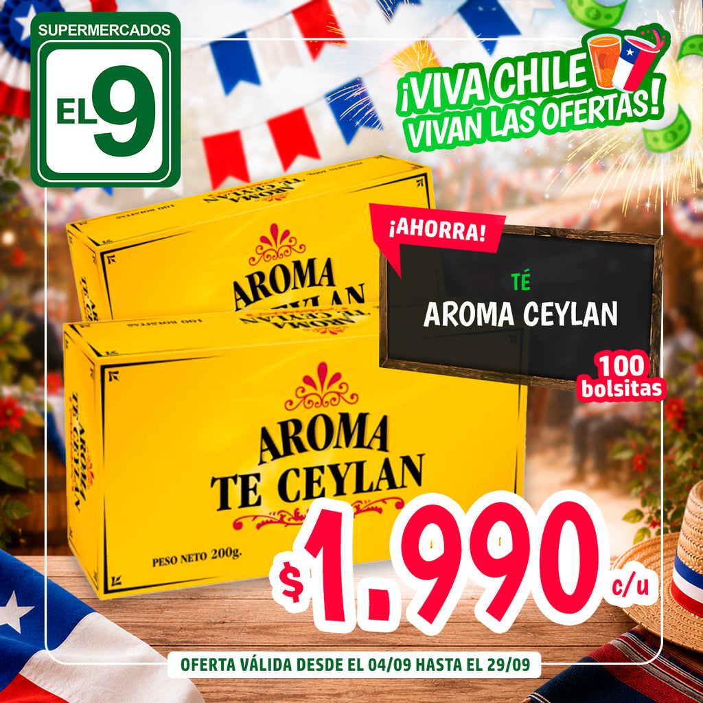 TE AROMA CEYLAN 100BOLSAS SAMBA