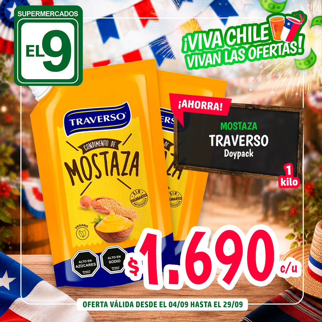 MOSTAZA TRAVERSO 1KG. DP