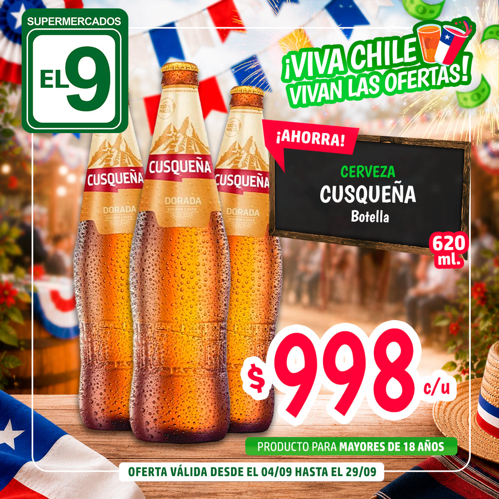 CERV.CUSQUENA 5 620ML BOTELLA