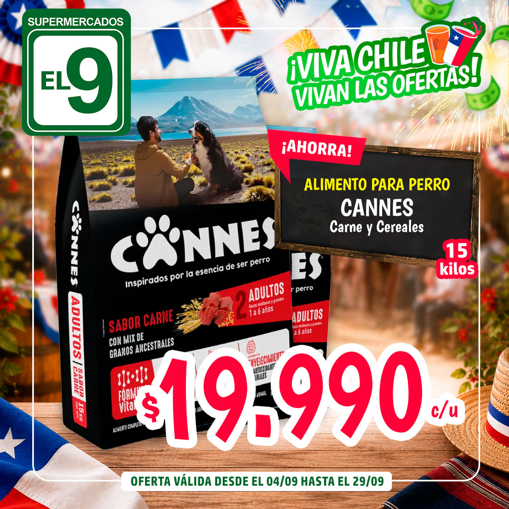 ALIMENTO CANNES CARNE CERDO 15KG.ADULTO