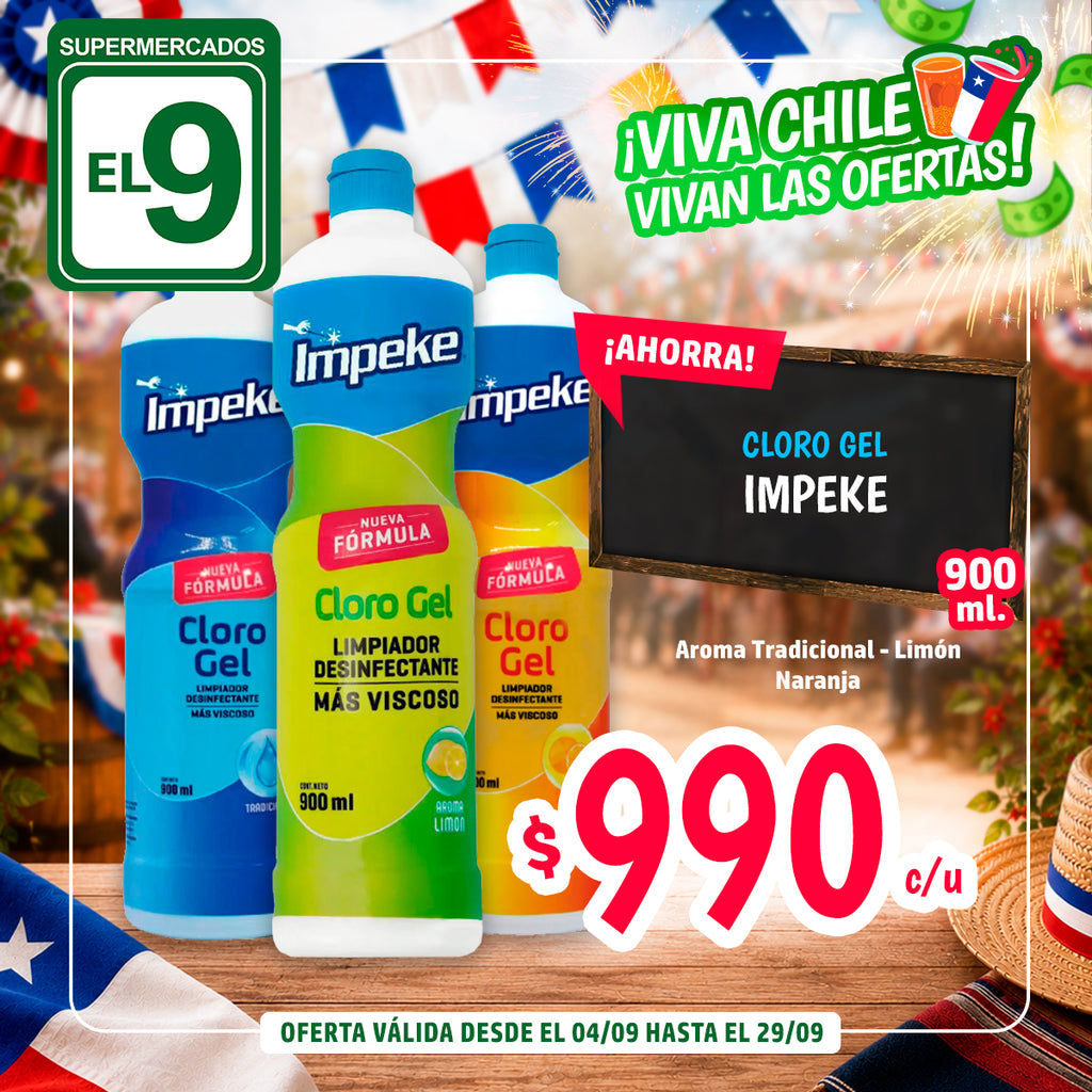 CLOROGEL IMPEKE TRADICIONAL 900ML