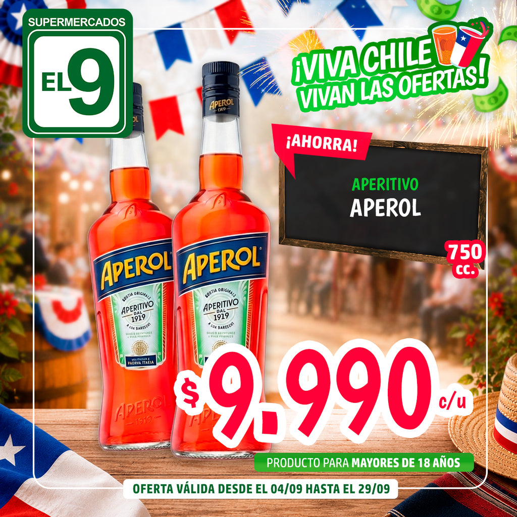 APEROL 750ML 11 APERITIVO