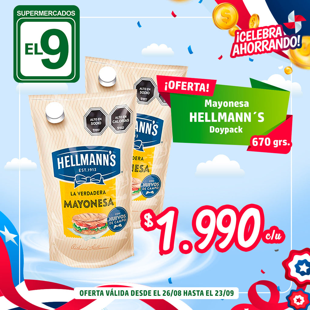 Mayonesa Hellmanns Dp 670Gr