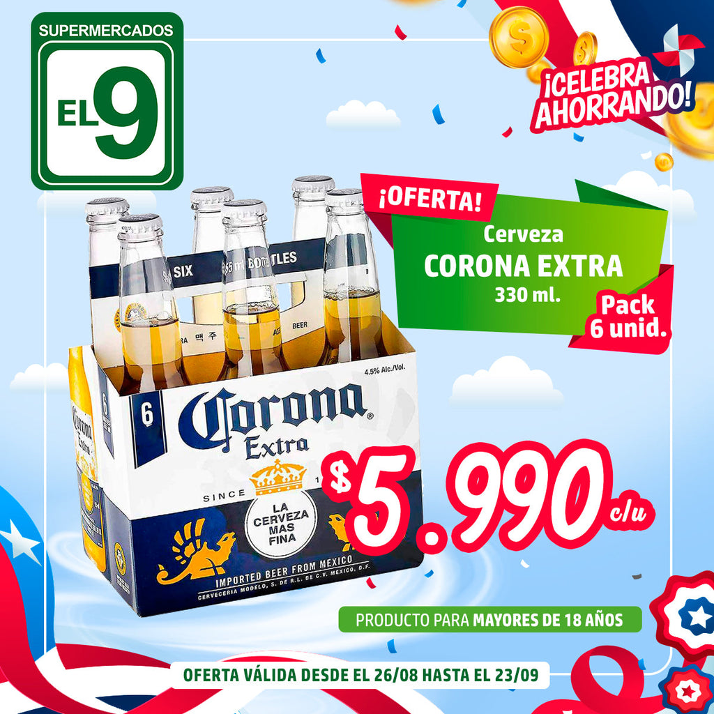 Corona Extra Pack 6 X 330 Ml