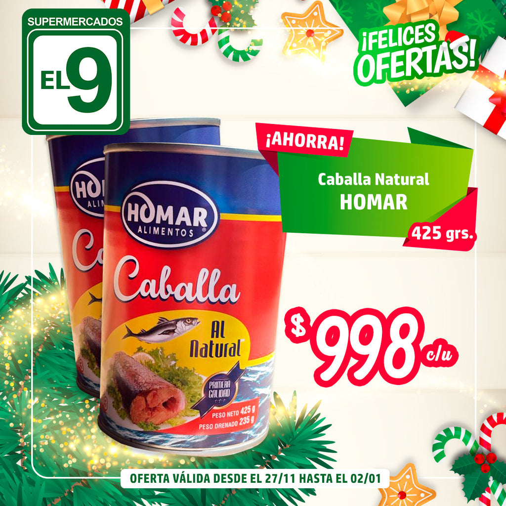 CABALLA HOMAR NATURAL 425GR