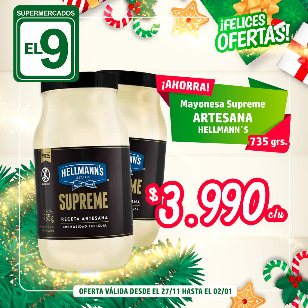 MAYONESA SUPREME ARTESANA 735 G