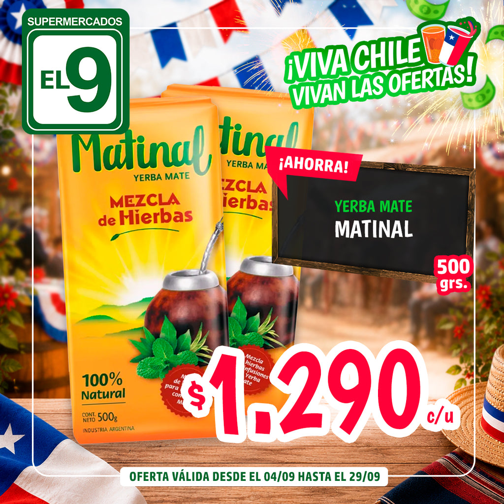 YERBA MATE MATINAL 500GR