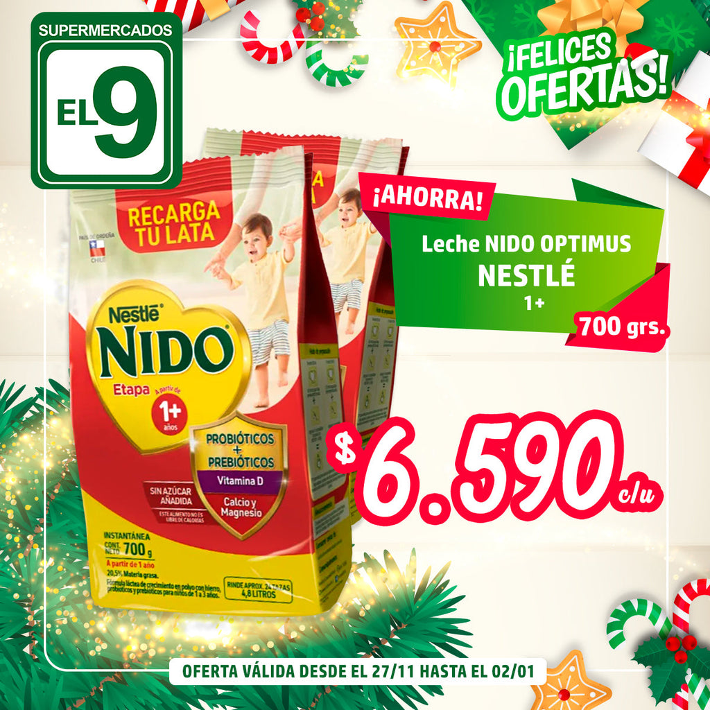 LECHE NIDO 1+ OPTIMUS LEP 700GR