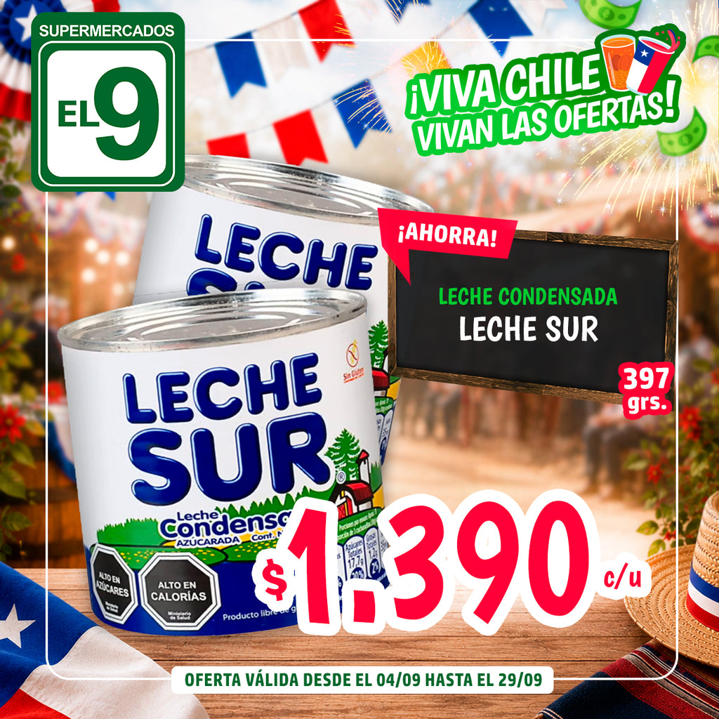 LECHE CONDEN.LECHE SUR 397GR SUCEDANEO