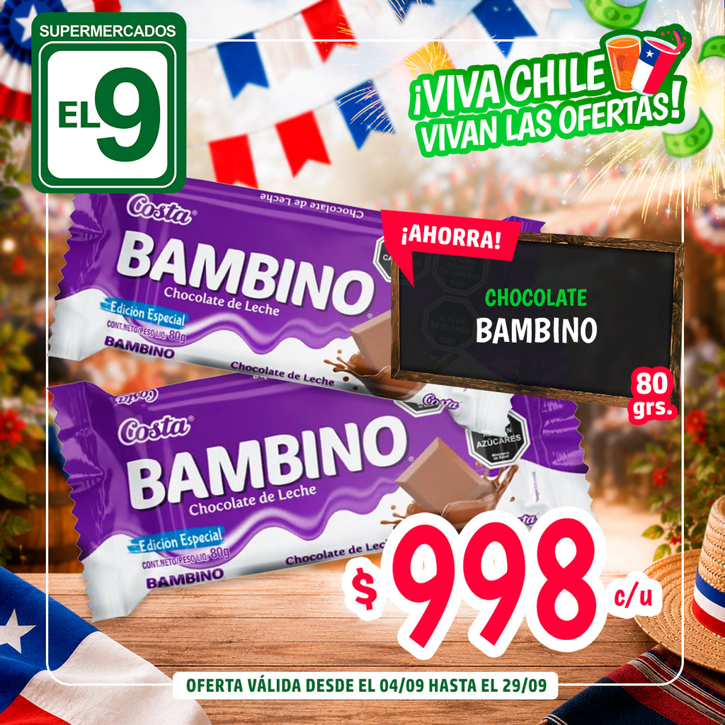 CHOC. BAMBINO 80G