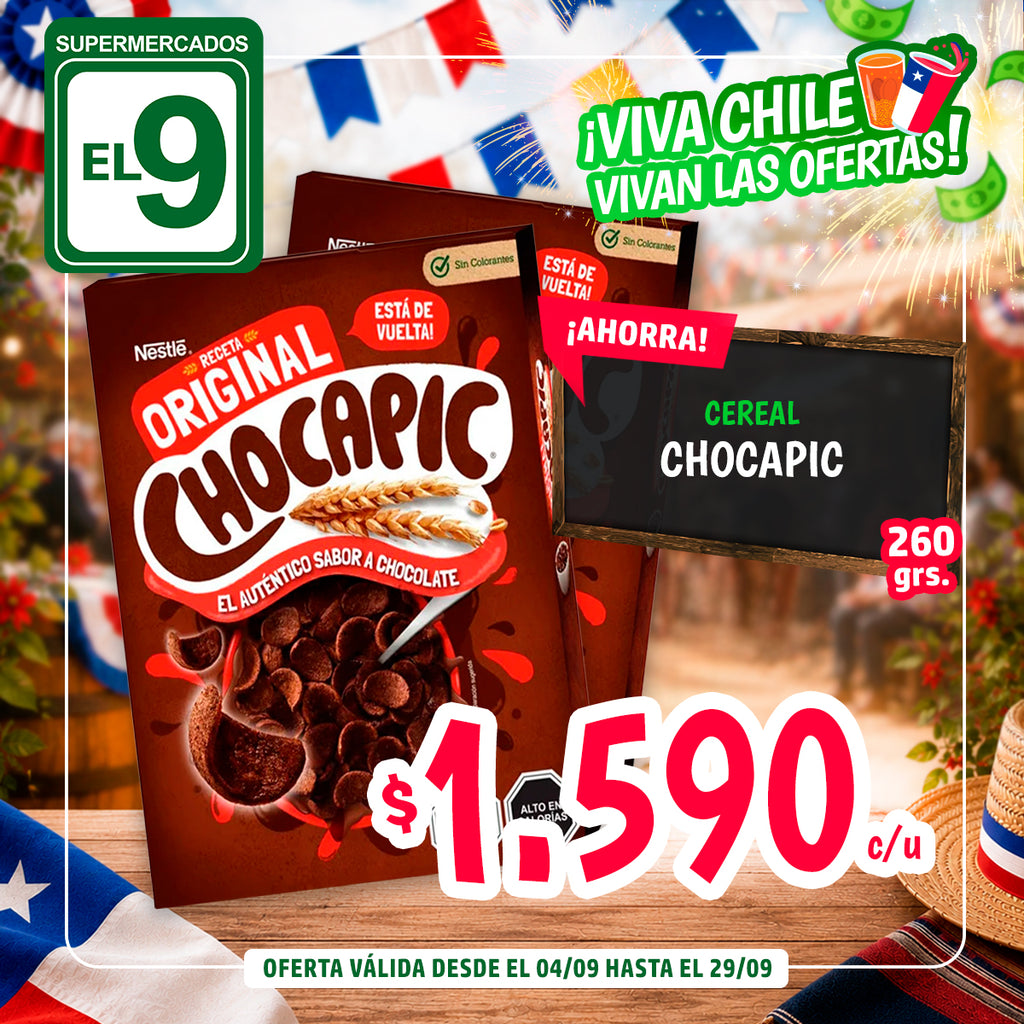 CEREAL CHOCAPIC 260GR