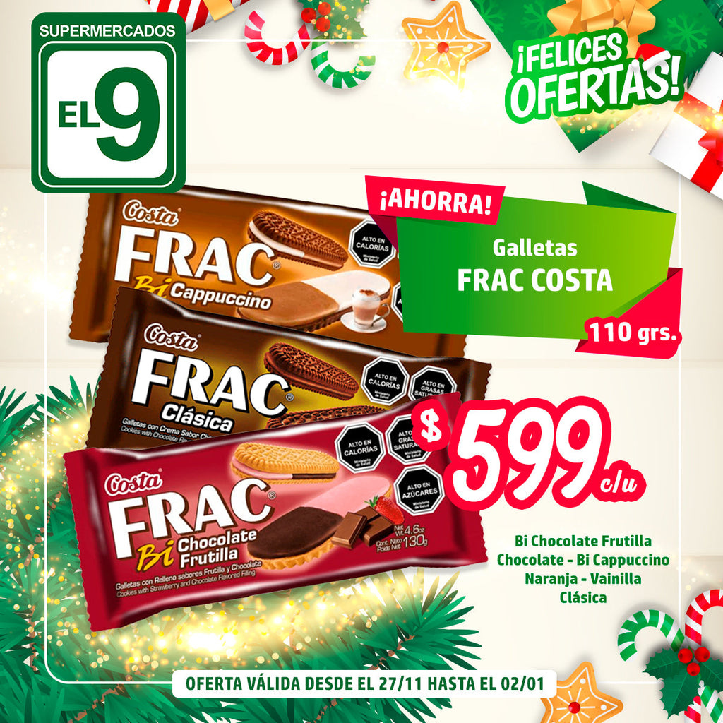 GALLETAS FRAC 110G VARIEDADES