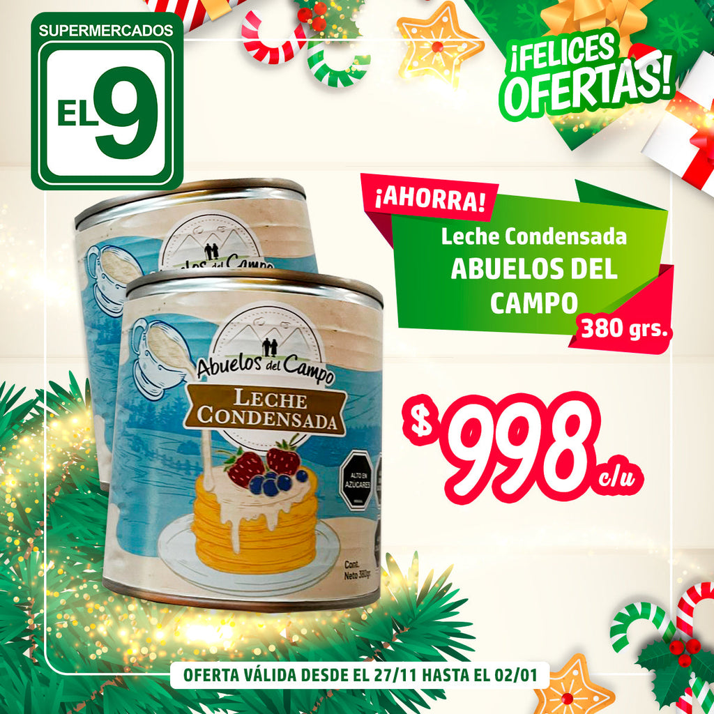 LECHE CONDENSADA 380G ABUELOS DEL CAMPO