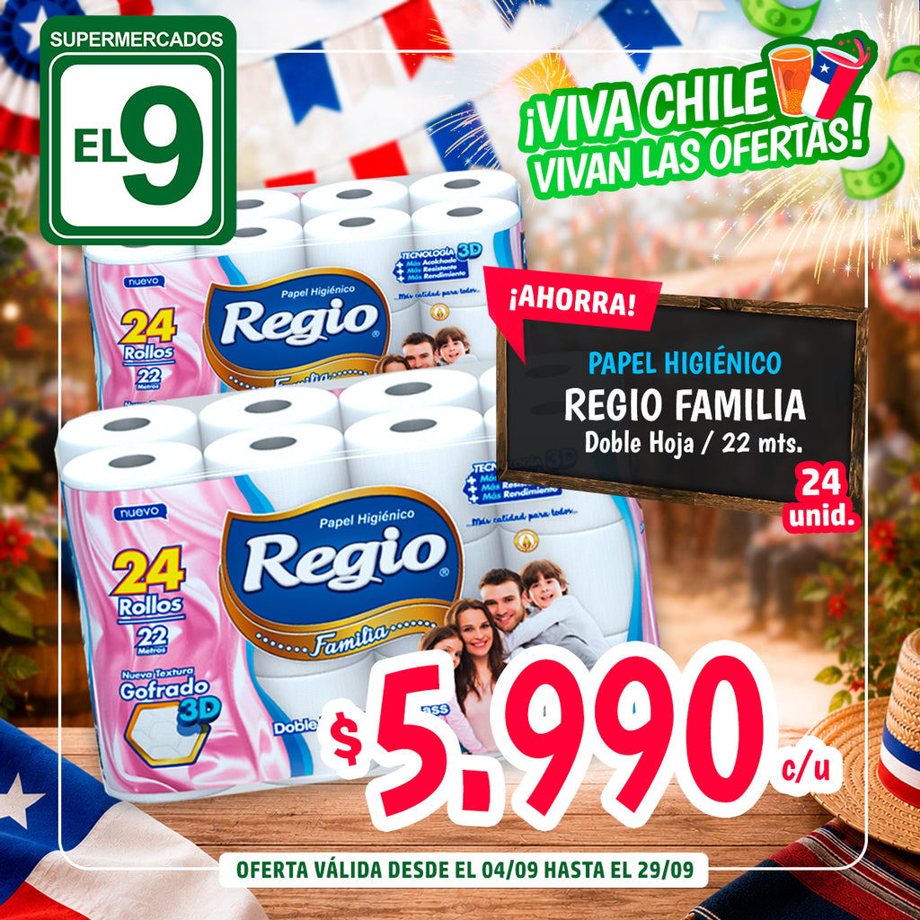 HIG. REGIO FAMILIA DH 22MTS X24U.