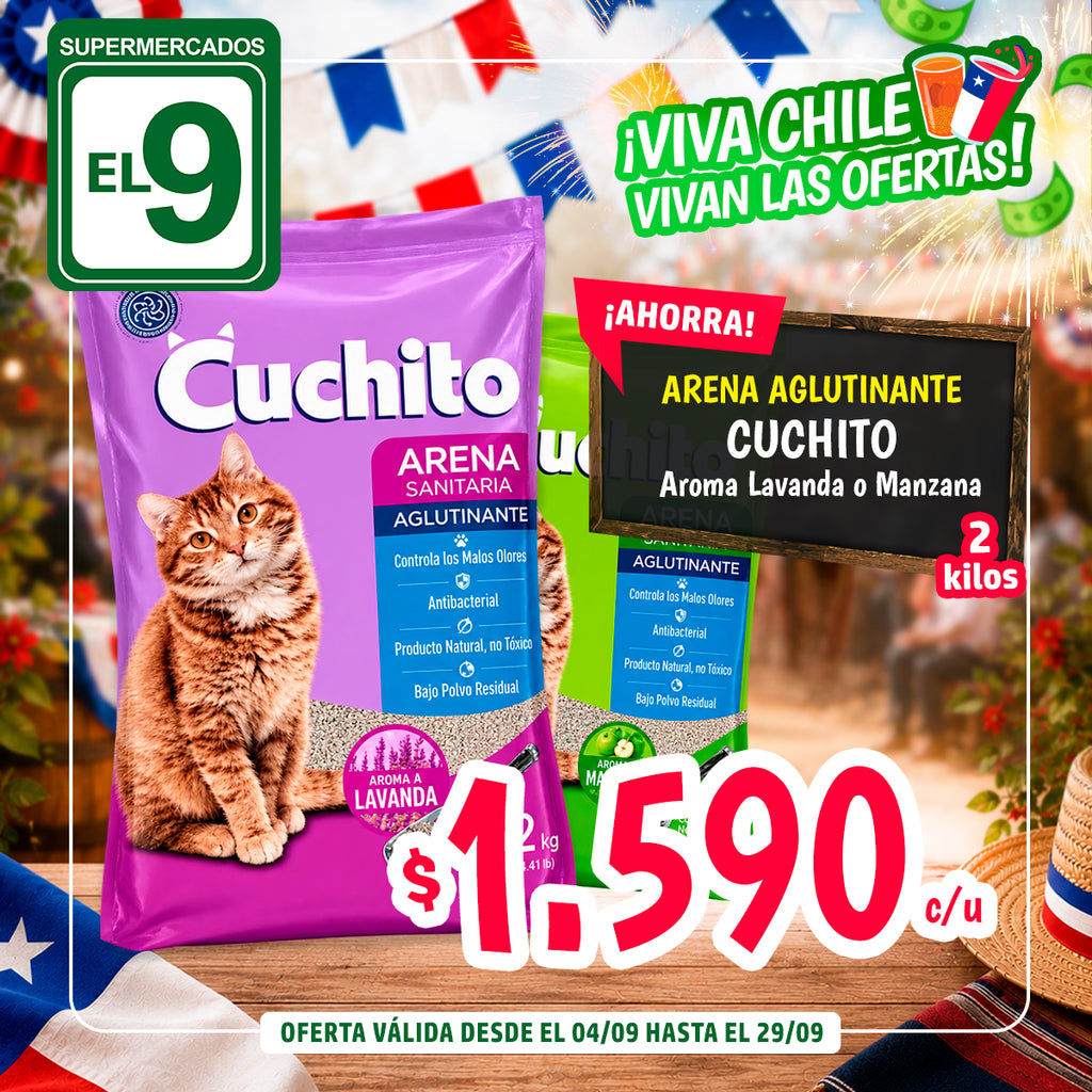 CUCHITO ARENA AGLU.LAVANDA 2 K