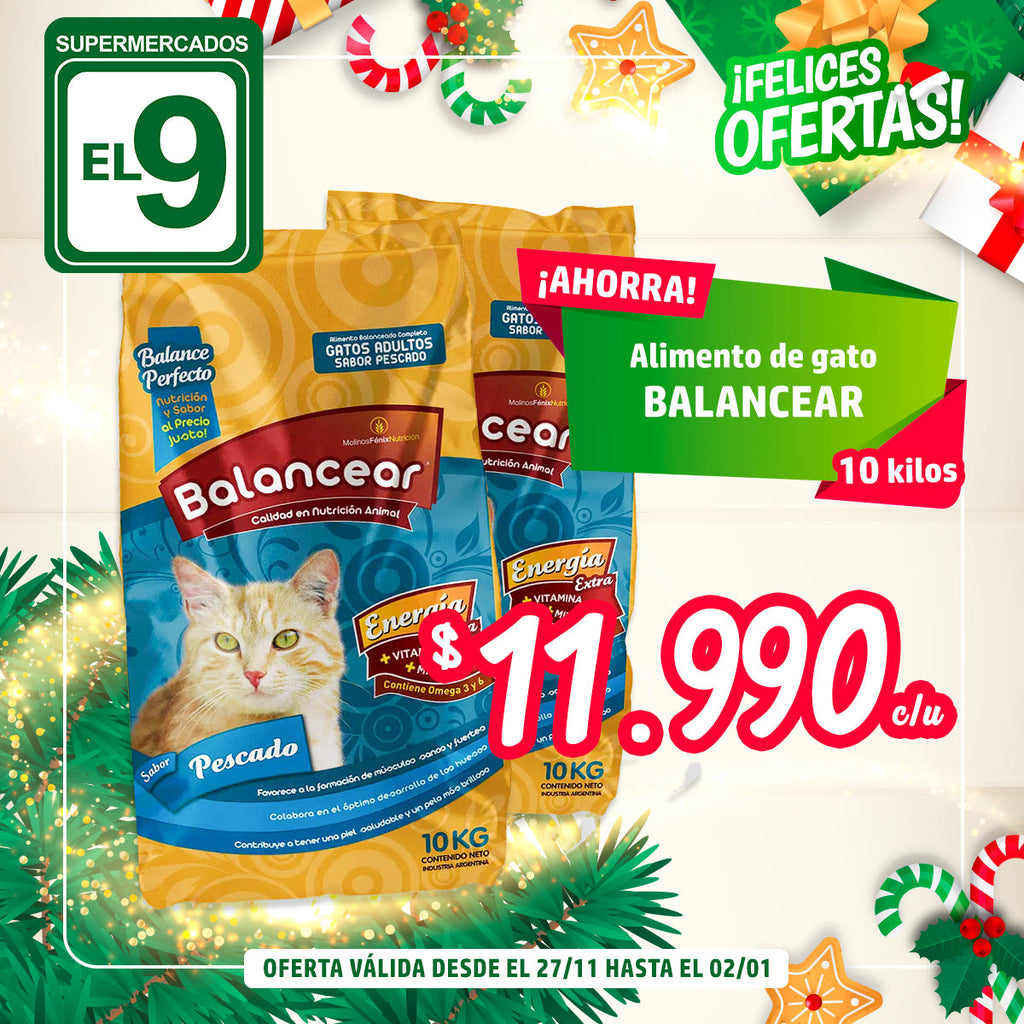 ALIMENTO GATO BALANCEAR  10KG