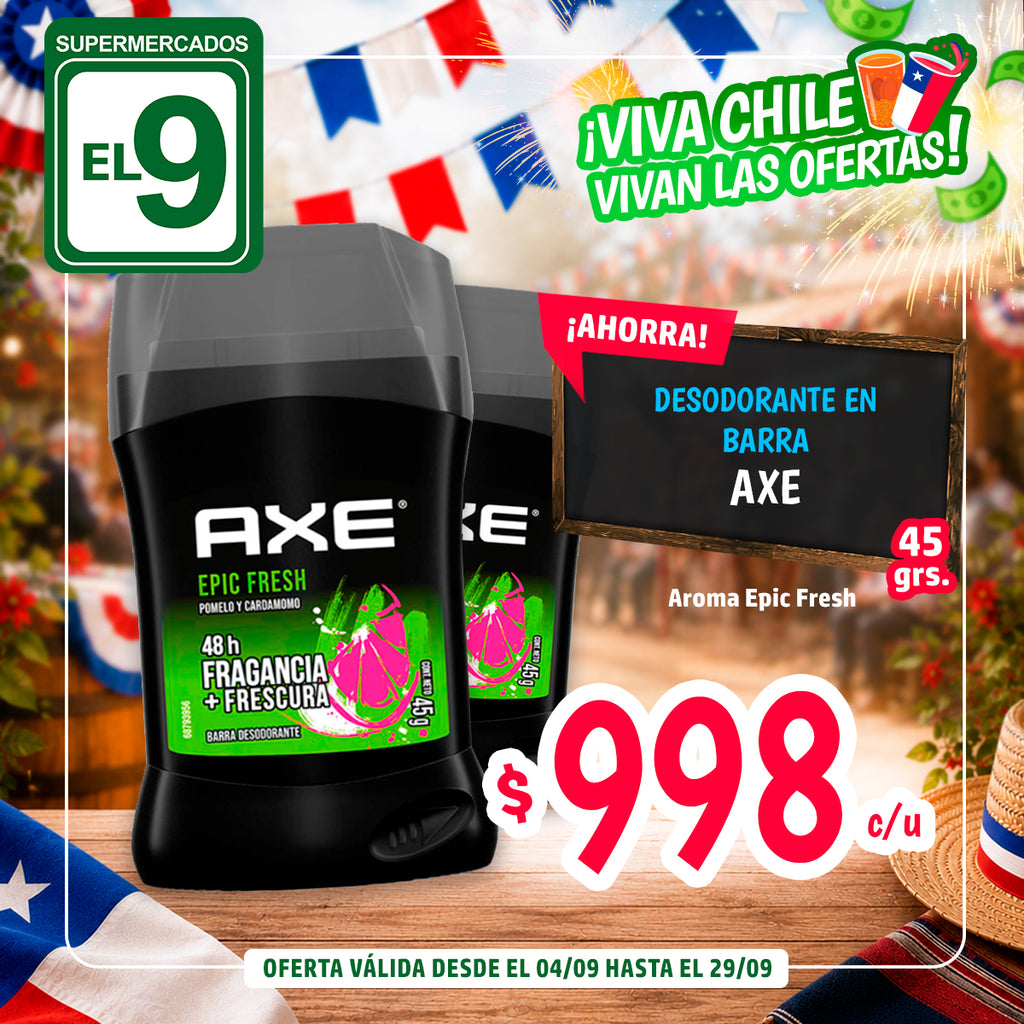 AXE DEO STI EPIC FRESH 45GR