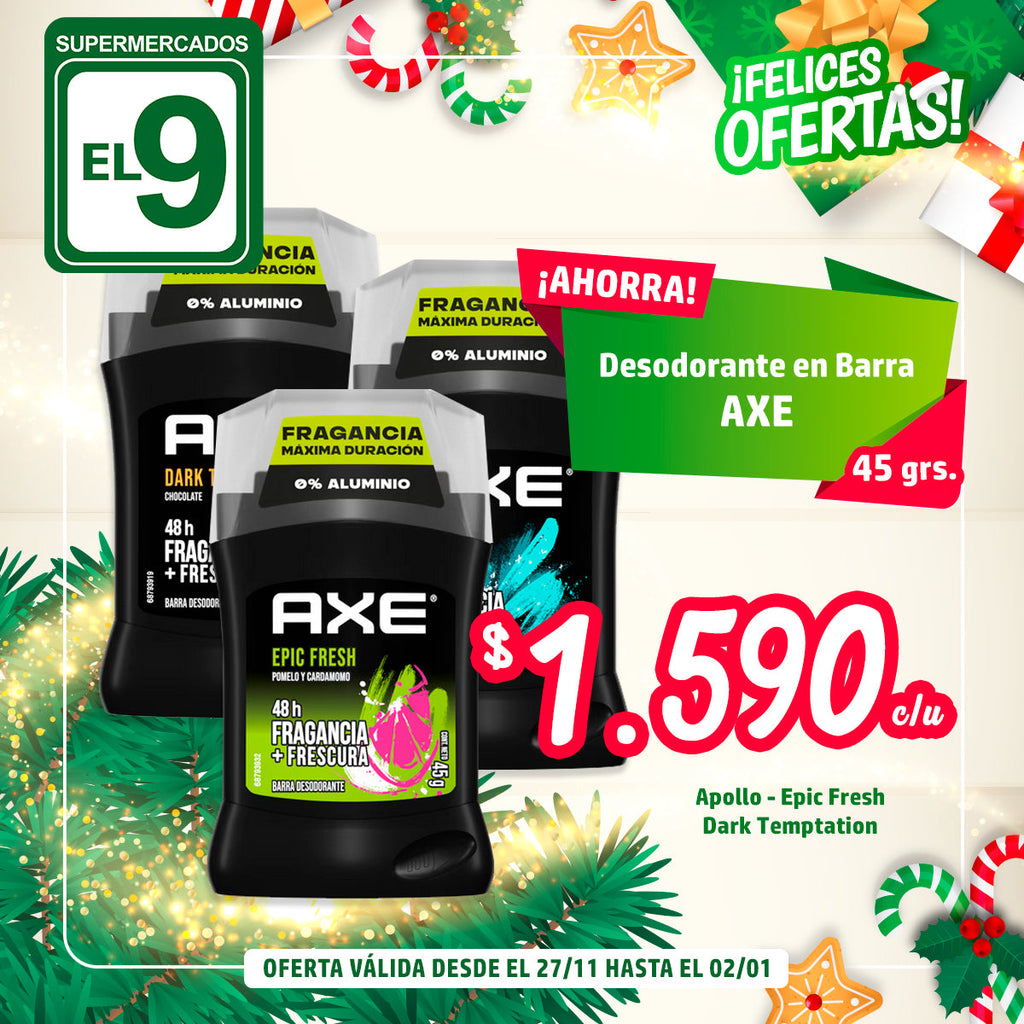 AXE DEO VARIEDADES 45GR
