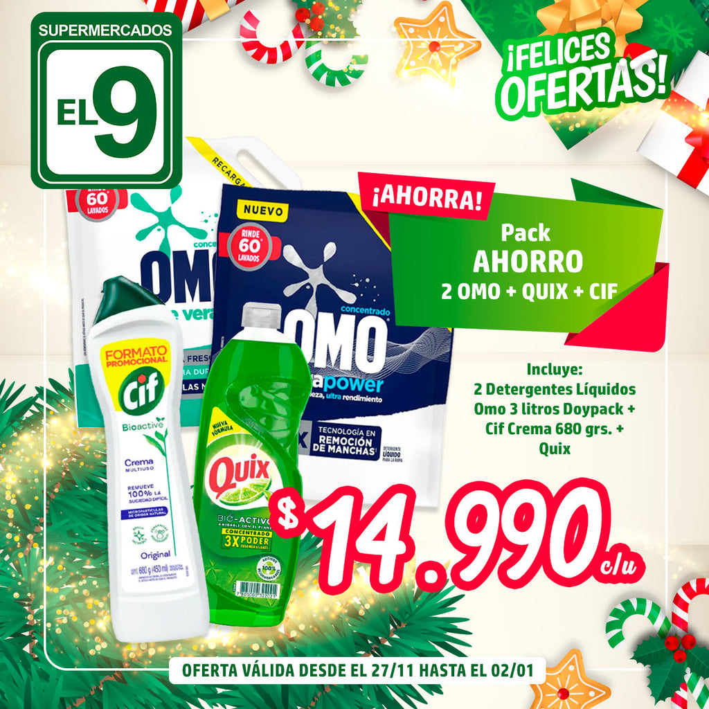 OMO DT.LIQ.MIX DP2/3L+CIF CR 680G+QUIX