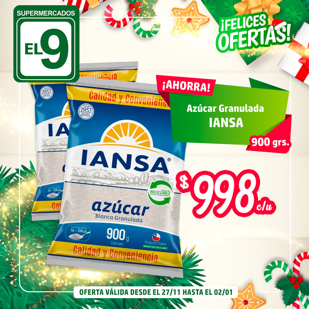 AZUCAR IANSA 900GR