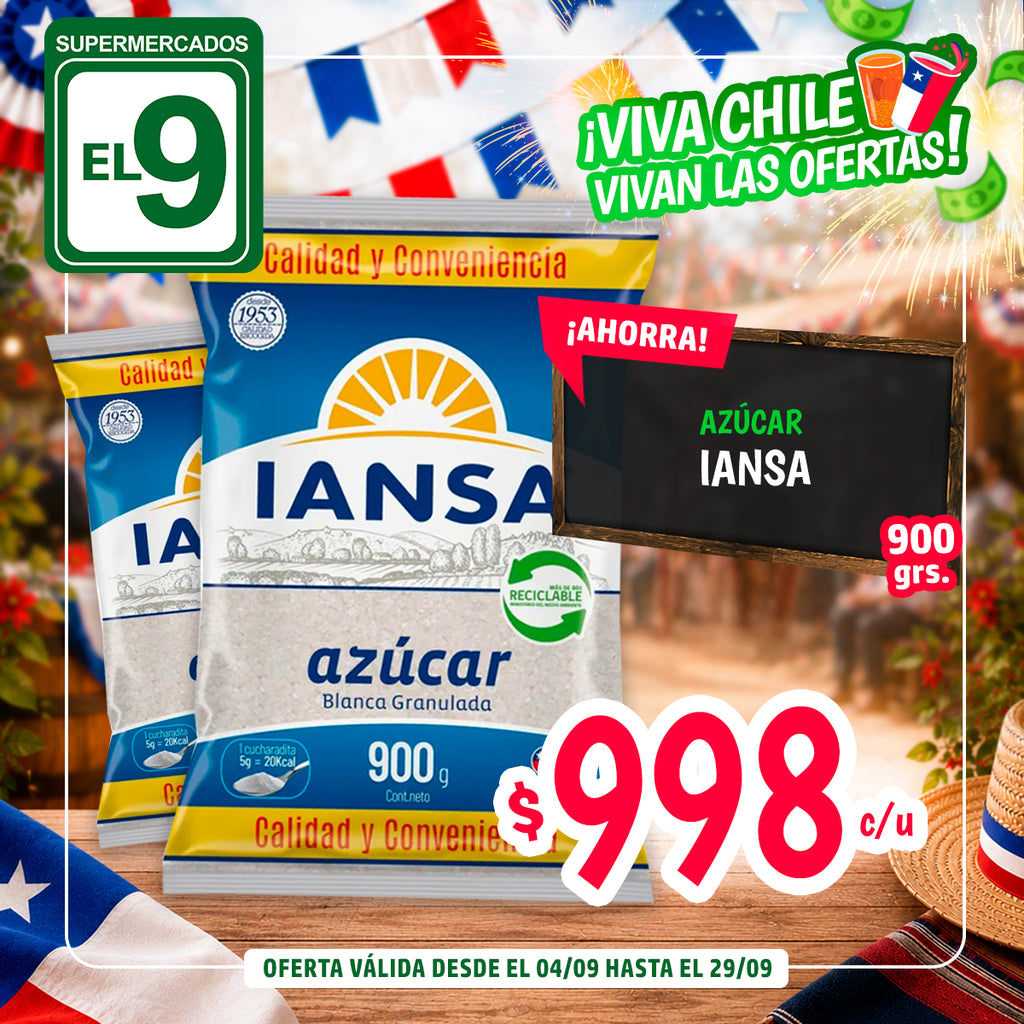 AZUCAR IANSA 900GR