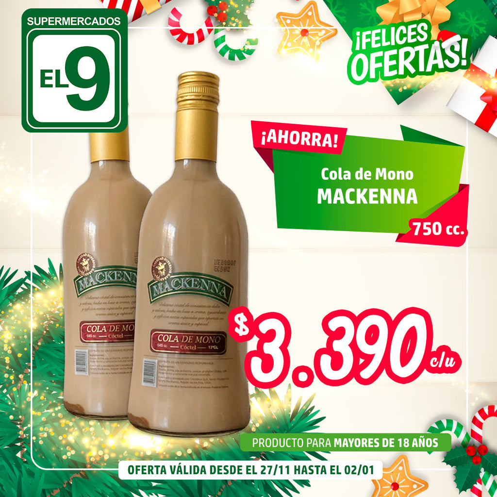 COLA DE MONO 750CC MACKENNA 13 G