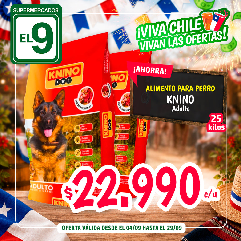 KNINO PERRO ADULTO 25 KG