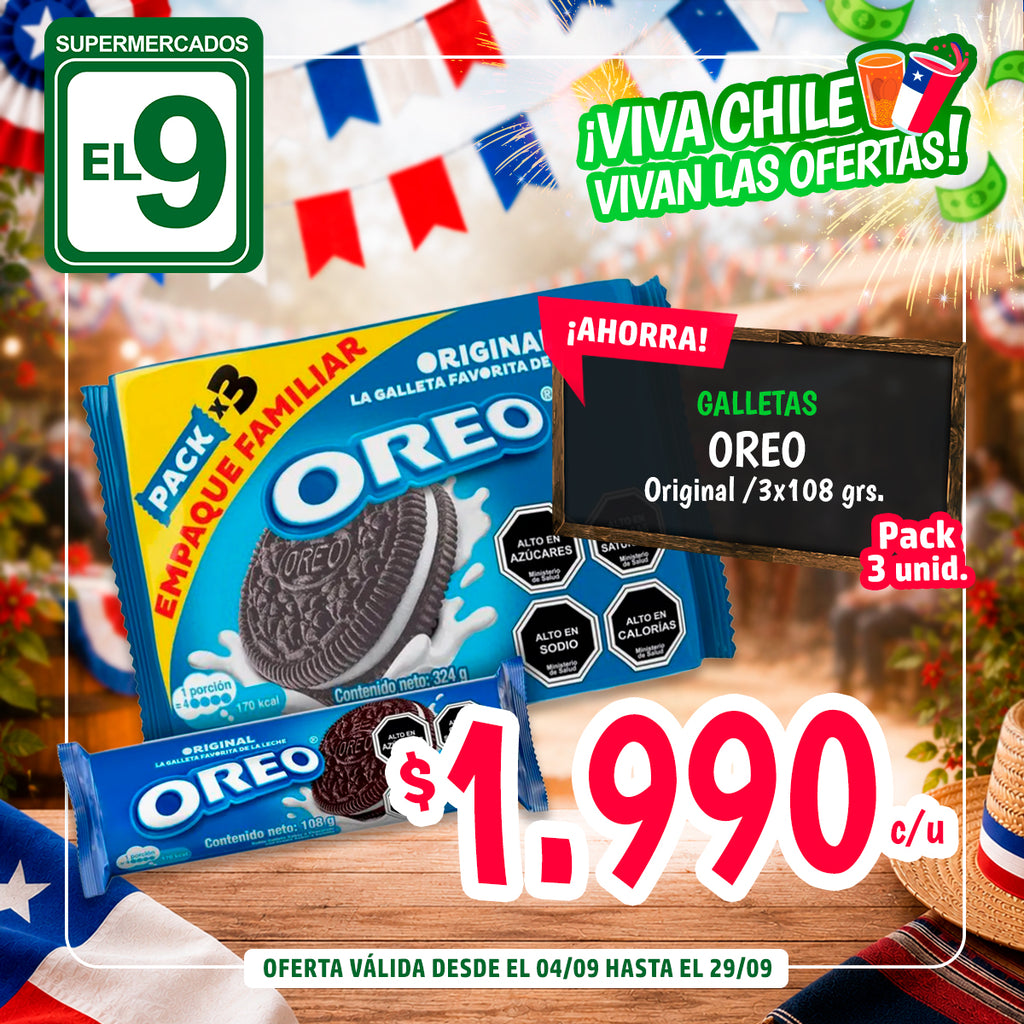 OREO ORIGINAL 3X108
