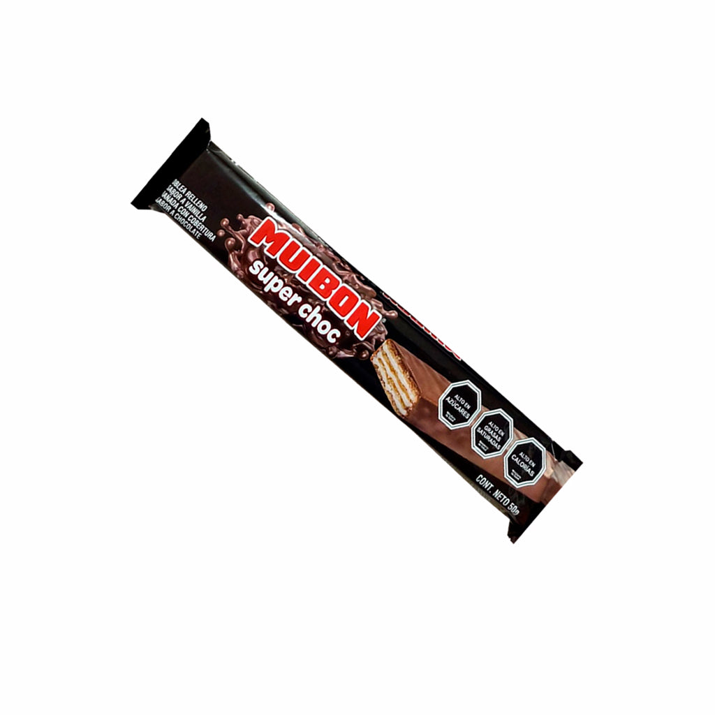 Galleta Oblea Bañada Muibon Super Choc 50 grs.