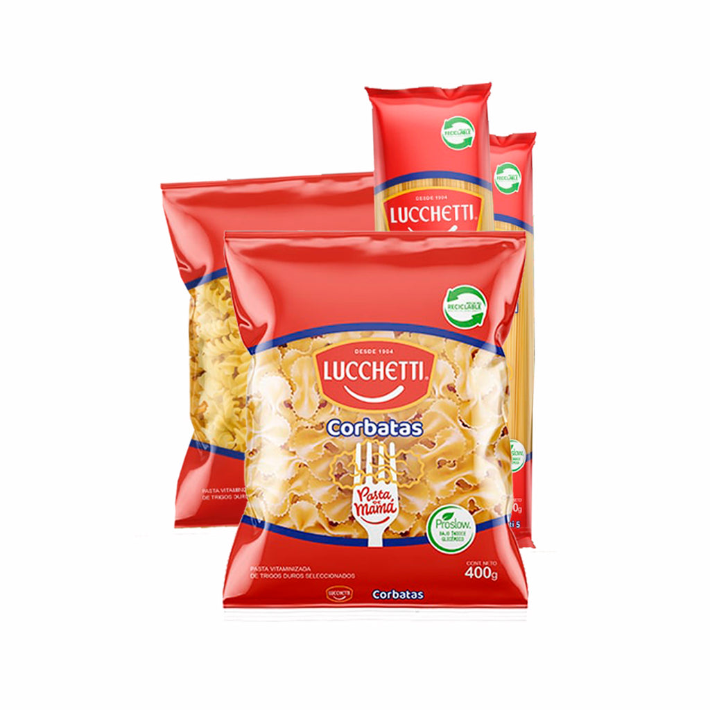 Pastas Lucchetti Variedades 400 grs.