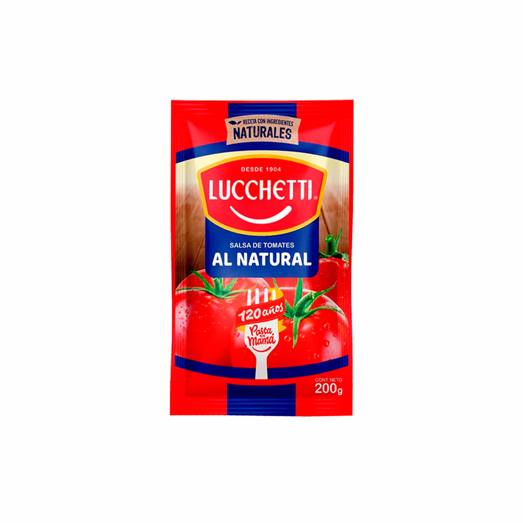 Salsa de Tomate Doypack Lucchetti 200 grs.