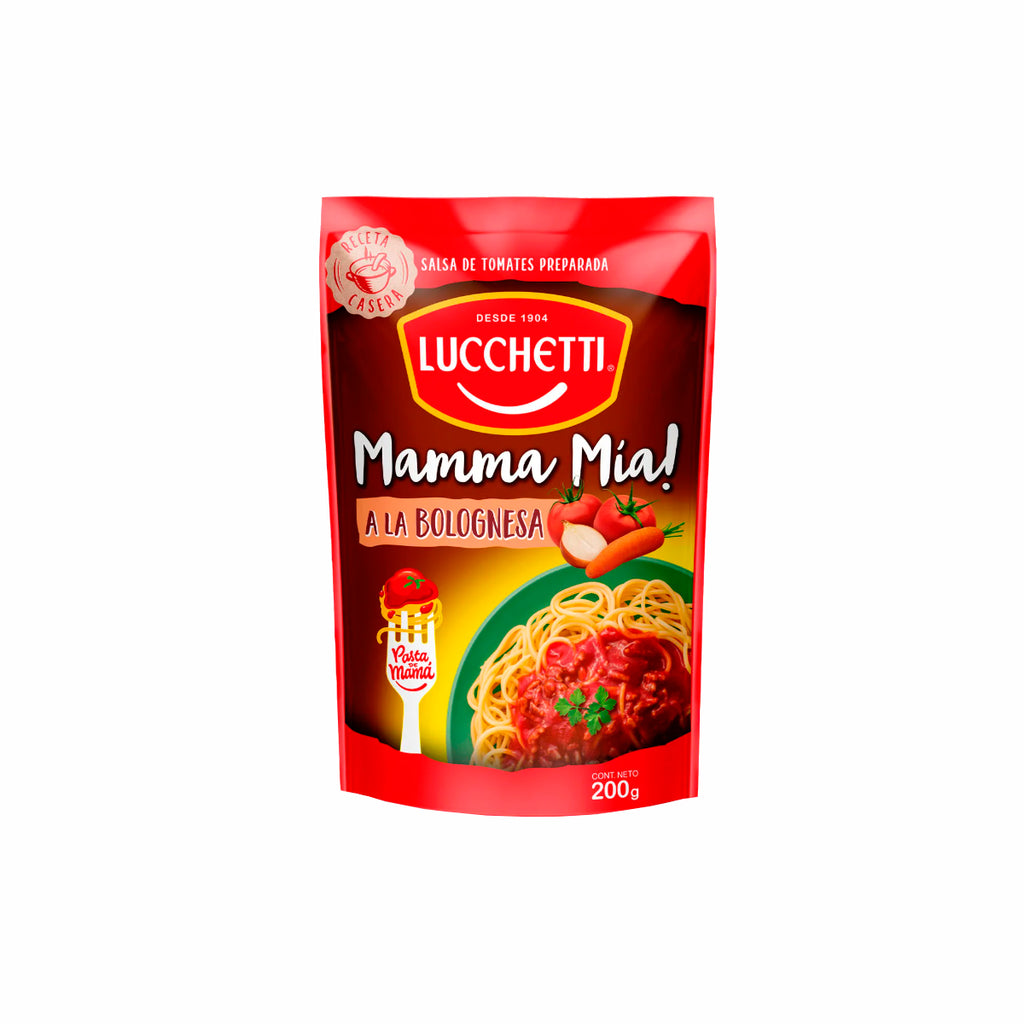 Salsa de Tomate Mamma Mía Doypack 200 grs.